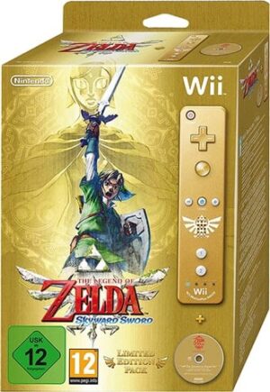 Legend of Zelda: Skyward Sword Limited Ed. w/Gold Wii Remote Plus & CD