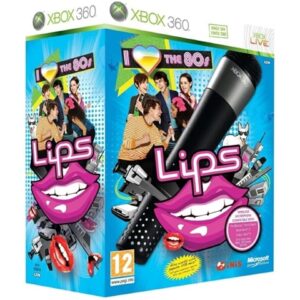 Lips: I Love the 80's w/Microphone