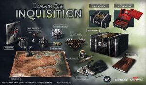 Dragon Age: Inquisition C.E w/Lockpick, War, Card & Ink Sets, Coins, Badge