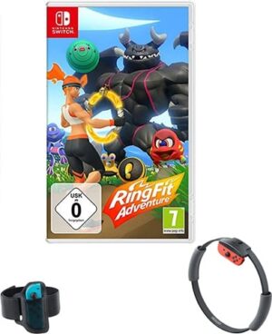 Ring Fit Adventure w/Fitness Ring & Leg Strap
