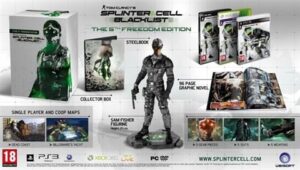 Splinter Cell Blacklist 5th Freedom Ed. w/Figurine & Graphic Novel(No DLC)