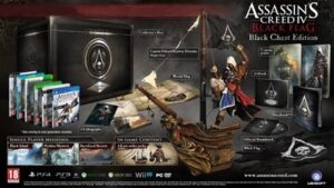 Assassin's Creed IV: Black Flag - Black Chest Ed. w/Diorama,Prints,Flag&CD