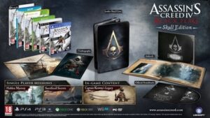 Assassin's Creed IV: Black Flag - Skull Ed. w/Artbook, Lithographs & OST