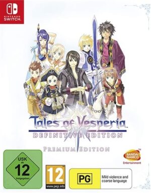 Tales of Vesperia Premium Ed. w/Pins, Card Set, Artbook, OST & Metalcase