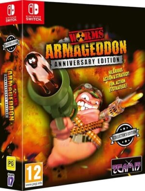 Worms Armageddon Anni Coll. Ed. w/Manual, Coin, 3xPins