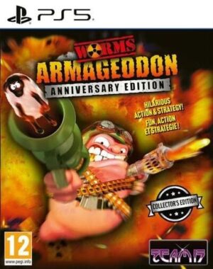Worms Armageddon Anniversary Col. Ed. w/Manual, Coin, 3xPins