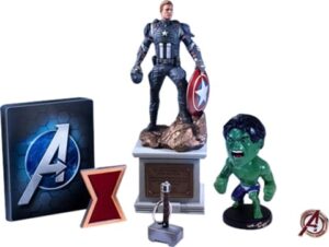 Avengers: Earth's Mightiest Ed. w/Statue, Bobblehead, Pin, Buckle&Keychain