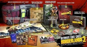 Borderlands 2 Ultimate Loot Chest Ed. w/Bobblehead, Artbook, Prints & Map