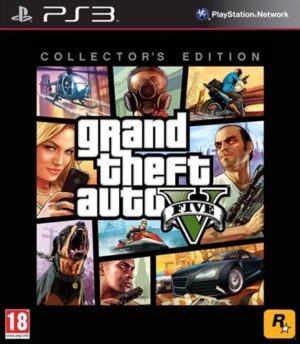 Grand Theft Auto V Collector's Ed. w/Cap, Deposit Bag, Key & Map