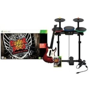 Guitar Hero: Warriors of Rock Band Bundle w/Guitar, Drum Kit & Microphone