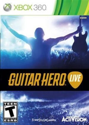 Guitar Hero Live + 6 Button Guitar + USB Dongle (2 Disc)