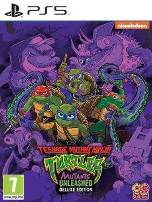 TMNT: Mutants Unleashed Deluxe Ed. w/SteelBook,ArtBook,4xPin,4xKeyChain