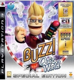 Buzz! Quiz TV Special Ed. w/4 Wireless Buzzers & Receiver