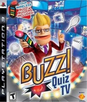Buzz! Quiz TV w/4 Wireless Buzzers & Receiver