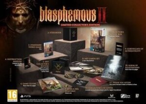 Blasphemous 2 Col Ed w/Steelbook,Manual,OST,Guide,Coin,3xAC,COA,Album,CD