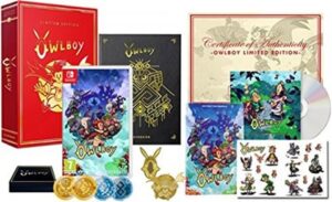 Owlboy Limited Ed. w/Coins, Pins, OST, Notebook, Manual & CoA