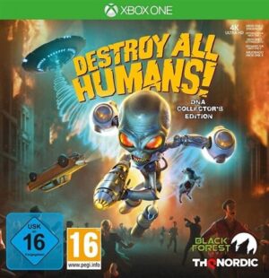 Destroy All Humans! DNA Col. Ed. w/Figurine, Toy, Keychain & 6x Lithograph