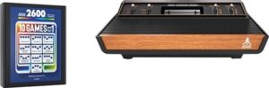 Atari 2600 + (10 Games in 1 Cartridge) (Cartridge Only)