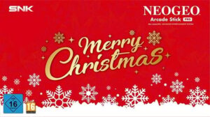 SNK Neo Geo Arcade Stick Pro Christmas Ed. w/3xCovers,Minipad & Book,Boxed
