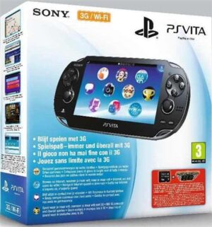 Playstation Vita Console, Black 3G, Boxed