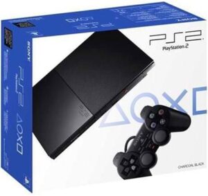 Playstation 2 Slimline Console, Black, Boxed