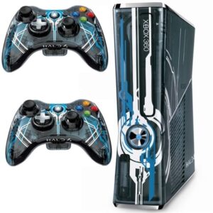 Xbox 360S (Slim) Console, 320GB, Halo 4 Ed. + 2Pad (No Game) Unboxed