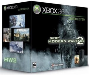 Xbox 360 Console,250GB, Modern Warfare 2 Ed. +1 Pad (No Game), Boxed