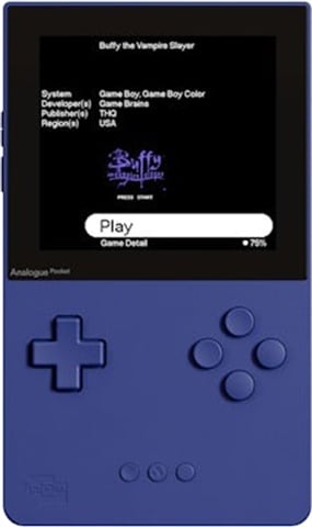 Analogue Pocket Console, Aluminum Indigo, Unboxed