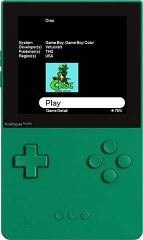 Analogue Pocket Console, Classic Edition Green, Unboxed