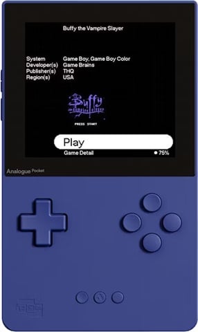 Analogue Pocket Console, Classic Edition Indigo, Unboxed