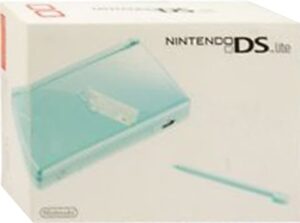 DS Lite Console, Turquoise (Ice Blue), Boxed