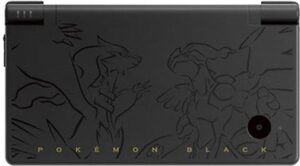 DSi Console, Pokemon Reshiram & Zekrom Ed. Black(No Game), Unboxed