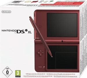 DSi XL Console, Wine Red, Boxed