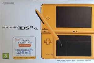 DSi XL Console, Yellow, Boxed
