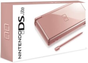 DS Lite Console, Metallic Rose, Unboxed