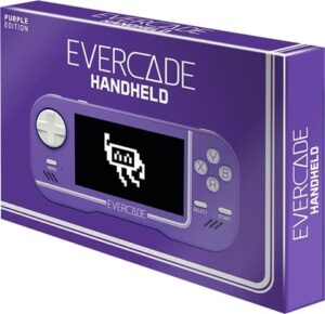 Evercade Handheld Console, Purple (No Game), Boxed