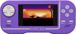 Evercade Handheld Console, Purple (No Game), Discounted