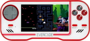 Evercade Handheld Console, White & Red (No Game), Discounted