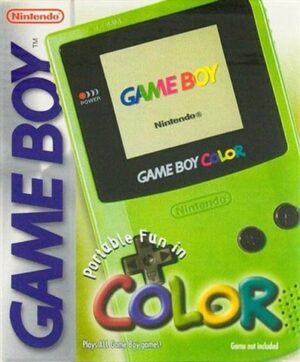 Game Boy Color Console, Lime Green, Unboxed