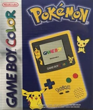Game Boy Color Console, Pikachu/Pichu Yellow, Boxed