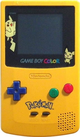 Game Boy Color Console, Pikachu/Pichu Yellow, Discounted