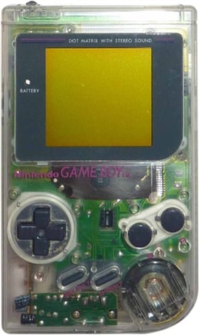 Game Boy Original Console Clear, Discounted