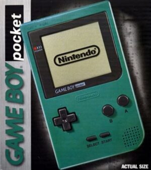 Game Boy Pocket Console Emerald Green, Boxed