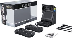 Neo-Geo Mini Console Samurai Shodown Kuroko Black (With 2 Pads), Boxed