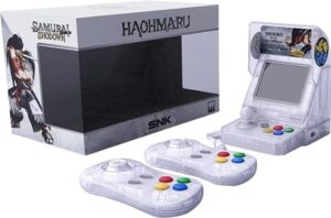 Neo-Geo Mini Console Samurai Shodown Haohmaru White (With 2 Pads), Boxed