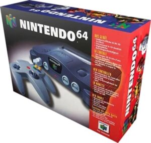 Nintendo 64 Console, Black W/Expansion Pak, Boxed
