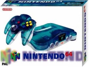Nintendo 64 Console, Clear Blue W/Expansion Pak (No Game), Boxed
