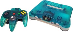 Nintendo 64 Console, Clear Blue W/Expansion Pak (No Game), Unboxed