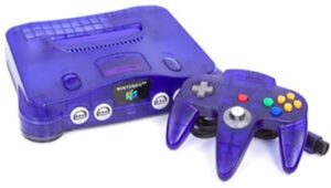 Nintendo 64 Console, Grape Purple, Unboxed