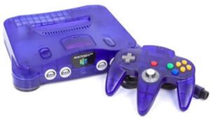 Nintendo 64 Console, Grape Purple W/Expansion Pak, Unboxed